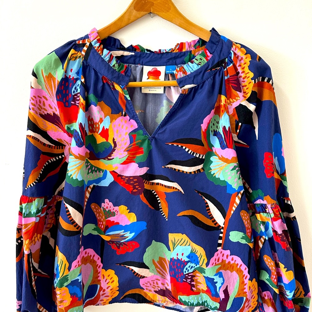 Farm Rio for Anthropologie blouse
